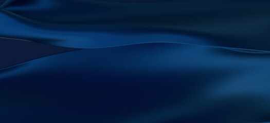 Poster - Abstract blue waves background.3d Rendering.