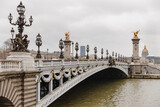 Fototapeta Paryż - Bridge Alexanrde III in Paris