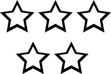 Poster - Star Icon vector illustration on white background..eps