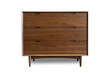 wooden cabinet ,modern style isolate on white background
