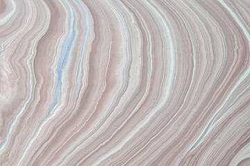 Wall Mural - abstract fluid art background light brown and white colors. liquid marble.
