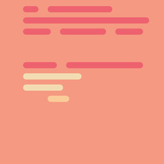 Code on screen vector illustration, flat cartoon coding lines simulation