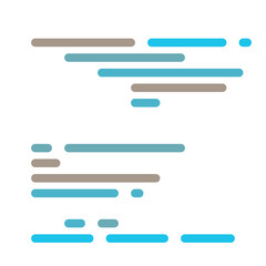 Code on screen vector illustration, flat cartoon coding lines simulation