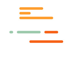 Code on screen vector illustration, flat cartoon coding lines simulation