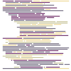 Code on screen vector illustration, flat cartoon coding lines simulation