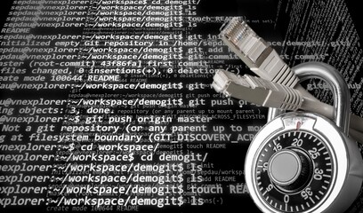 Internet cable and first world wide Web source code