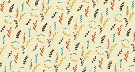 Wall Mural - seamless pattern background