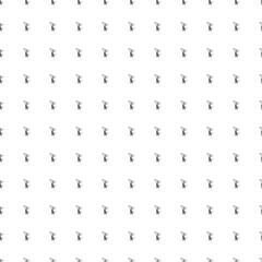Poster - Square seamless background pattern from black freestyle skiing symbols. The pattern is evenly filled. Vector illustration on white background