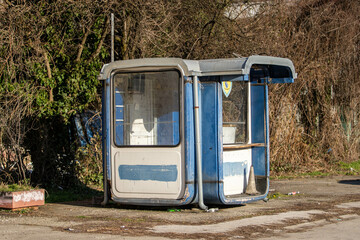 Sticker - A beautiful view of cabin in Brcko, Bosnia