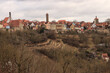 Romantisches Rothenburg; Blick vom Burggarten