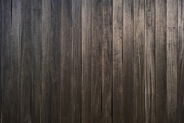 Poster - Old wooden planks wall