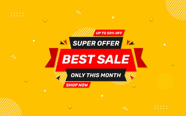 Wall Mural - best sale modern banner design.