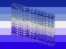 Butch Lesbian Pride Flag. Symbol Of The LGBT Community. Pride Flag Poster, Icon, Logo, Sign, Symbol. Vector Illustration
