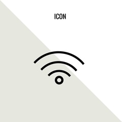 Canvas Print - Wifi vector icon illustration sign