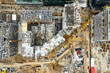 © Yaroslav Danylchenko/Stocksy - View from drone on construction site at urban area