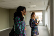 © Valentina Barreto/Stocksy - Female partners visiting new workspace to rent