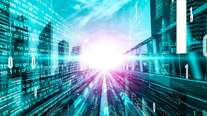 software development, application programming code and tacit computer coding . concept of smart digi