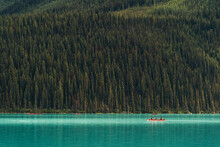 Canoeing On Lake Louise