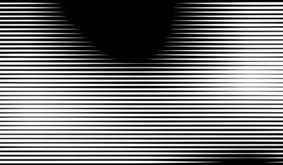 Poster - Halftone stripes texture. Faded line pattern for design prints. Bg abstract gradient backdrop. Black geometric background for overlay effect. Subtle patern. Digital grid gradation. Vector illustration