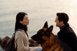 © Mauro Grigollo/Stocksy - Man, woman, and dog