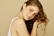 © ohlamour studio/Stocksy - woman hair care
