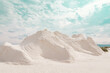 © Shava Cueva/Stocksy - white sand dunes landscape