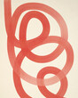© ALICIA BOCK/Stocksy - Thick Red Spiral Painted Lines