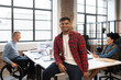 © Hernandez & Sorokina/Stocksy - Informal Portrait Of Indian Man At Office