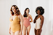 © Marc Bordons/Stocksy - three girls of different races and body types