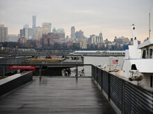 New York City Landscape Waterways And Docks, 