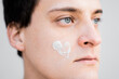 © Olga Kozicka/Stocksy - Facial Cream In Shape Of Love Heart