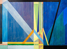 One Of A Series Of Related Geometric Abstract Paintings