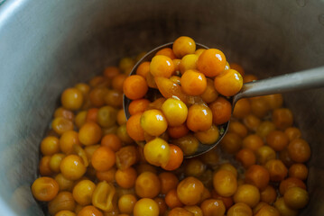 Wall Mural - Chinese food, boiled kumquat preserves