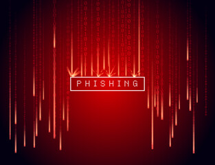 Wall Mural - phishing computer security protection