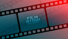 Flim Strip Reel With Red Light Effect