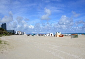 Sticker - Panorama Strand am Atlantik, Miami Beach, Florida