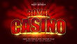 © Farhad - 3D Royal Casino text effect - Editable text effect