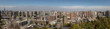 Panorama der Stadtansicht von Santiago de Chile mit Gebäuden und WOlkenkratzern