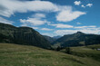 Berge Panorama Sommer Alpen Wiesen