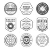 © Vlad Klok - Vector bakery and bread logo, icons and design elements. Fresh bread and pastry badge templates