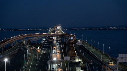 Wall Mural - Tokyo Bay Aqualine Umihotaru Parking Area