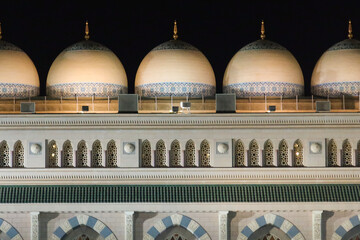 Wall Mural - Domes of the Prophets Mosque in Medina Saudi Arabia  