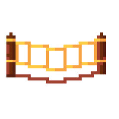 Sticker - pixelated bridge design