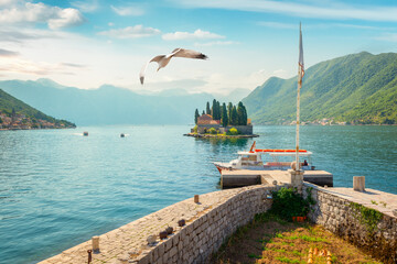 Wall Mural - Island near town Perast