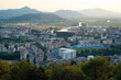 View of Trebinje from Crkvina hill at sunset, Bosnia and Hercegovina