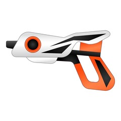 Poster - Pistol controller icon cartoon vector. Game control