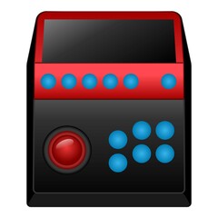 Poster - Old joystick icon cartoon vector. Gamepad controller