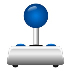 Poster - Joypad icon cartoon vector. Game control