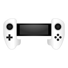 Canvas Print - Joystick gadget icon cartoon vector. Button play