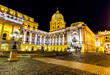 Buda Castle in Budapest at night, Hungary